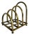 1980s Postmodern Brass Letter Holder by Geary's Beverly Hills For Sale