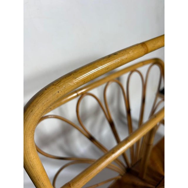 Tan Rush Magazine Rack, France, 1960s For Sale - Image 8 of 9