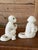 Pair of Chelsea House White Porcelain Capuchin Monkey Bookends or Decorative Objects For Sale - Image 10 of 12