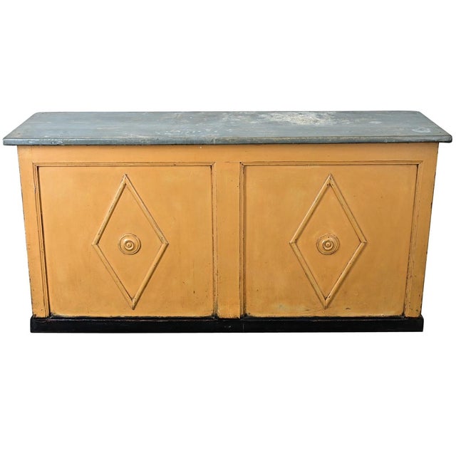 French Shop Counter or Bar with Zinc Top For Sale - Image 14 of 18