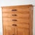 Wood Small Carved Wood Chest of Drawers, 1980s For Sale - Image 7 of 18