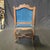 Blue French Louis XV Set of 4 Chairs With Original Blue Mohair Upholstery For Sale - Image 8 of 12