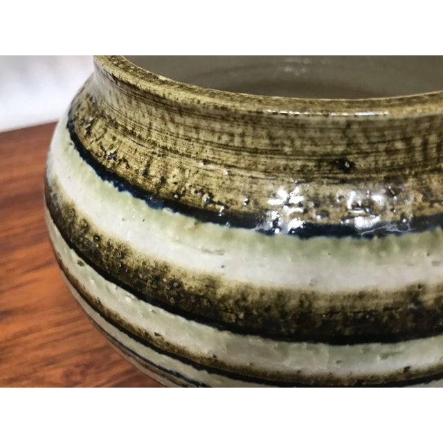 Ceramic Art Pot with Lid from Søholm Stoneware, 1960s For Sale - Image 10 of 11