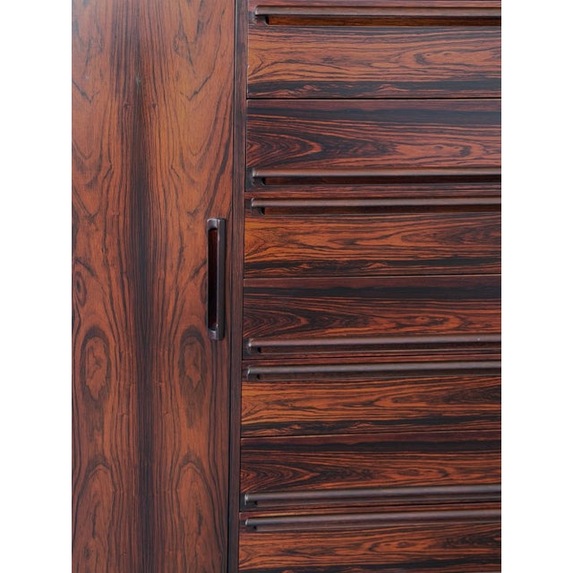 Rosewood Mid-Century Modern Cabinet For Sale - Image 17 of 18