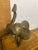 Figurative Vintage Mid 20th Century Brass Elephant Sculpture For Sale - Image 3 of 5