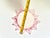 Pair Vintage Venetian Murano Opaline & Pink Cranberry Glass Chandelier Lamp Replacement Components For Sale - Image 9 of 12