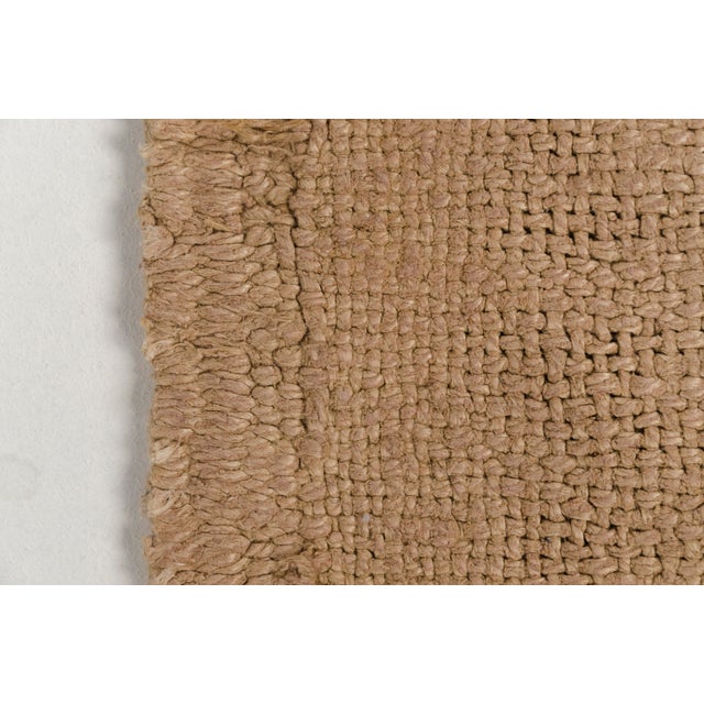 Camel Colour Hemp Kilim Runner For Sale - Image 6 of 10