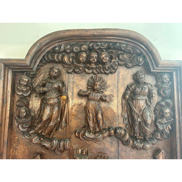 17th Century 17th Century Ecclesiastical Carving From a Chateau in Versailles For Sale - Image 5 of 5
