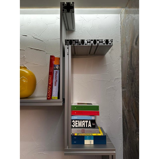 Contemporary New York Bookshelf from Aluminium Exchange For Sale - Image 3 of 9