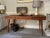 This beautiful hand-made, solid wood writing desk, with two generous matching file cabinets, is a rare find. Danish...