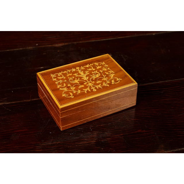 1970s 1970s Vintage Sandalwood Trinket Box For Sale - Image 5 of 5