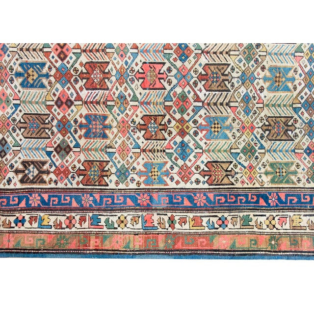 Late 19th Century Kazak Rug For Sale - Image 4 of 13