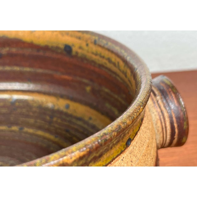 Mid-Century Modern Danish Studio Pottery Bowl by Tue Poulsen for Tue Keramik, 1960s For Sale - Image 12 of 18