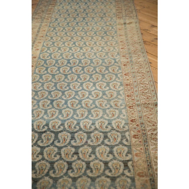 1930s Vintage Persian Hamadan Staggered Boteh Wool Rug Runner For Sale In New York - Image 6 of 11