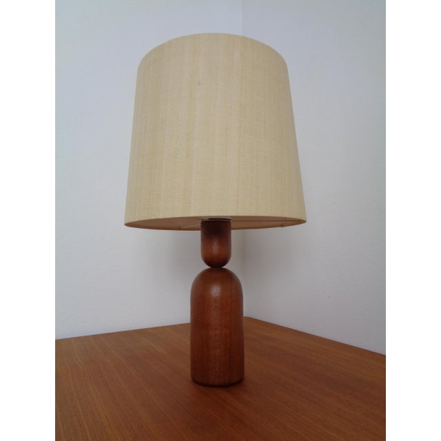 Wood Teak Table Lamp from Domus, 1960s For Sale - Image 7 of 18