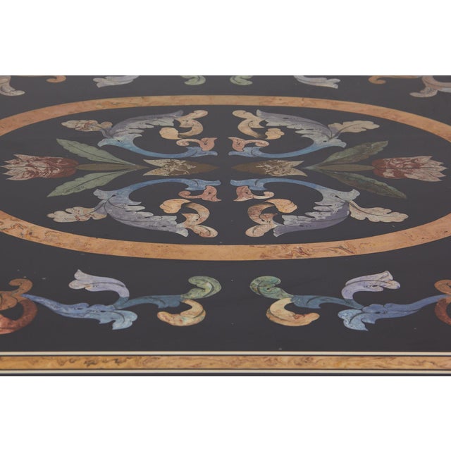 Mosaic Resin and Wood Table, 1970s For Sale - Image 16 of 18