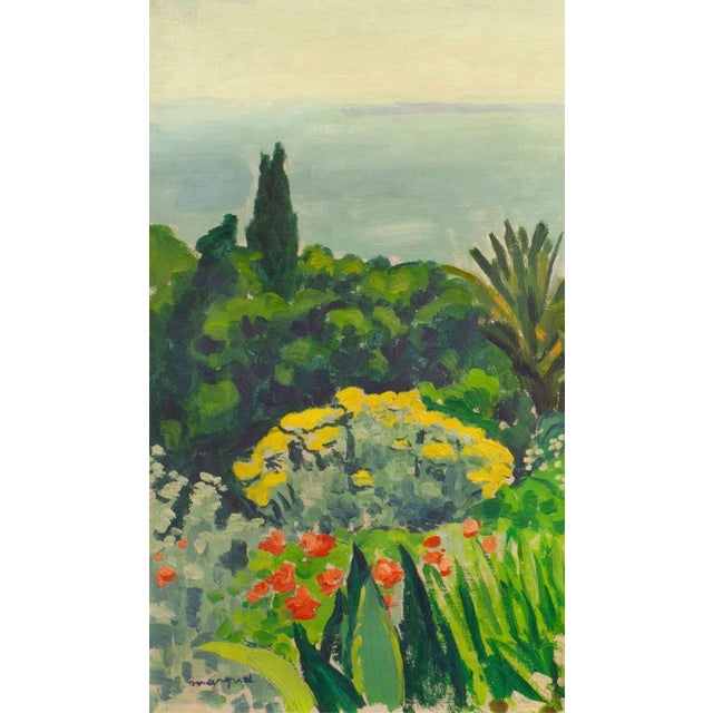 Bunny Williams Home Vintage Coastal Art Print – Spring Garden by Marquet, 24" X 18" For Sale - Image 4 of 7