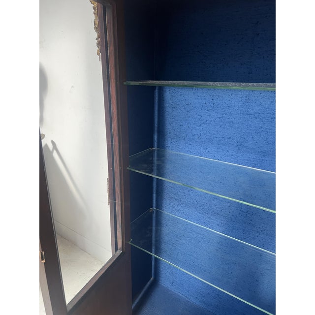 19th Century Napoleon III Display Cabinet in Veneer and Marquetry For Sale - Image 18 of 18