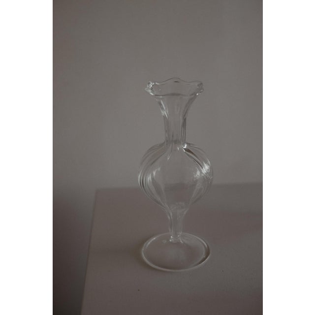 Fluted Glass Vases, Set of 3 For Sale - Image 8 of 9