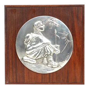 Wall Piece by Giacomo Manzù for Franklin Mint, 1970s