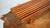 Mid Century Charles Webb Cherry Wood Slat Bench, 1990s. For Sale - Image 16 of 17