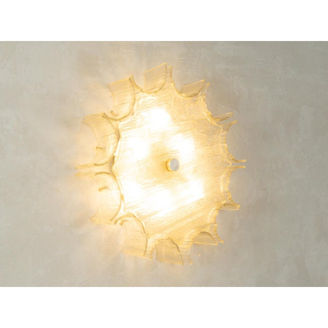 Frosted Glass Wall or Ceiling Lamp from Kaiser-Leuchten, 1970s For Sale - Image 4 of 9