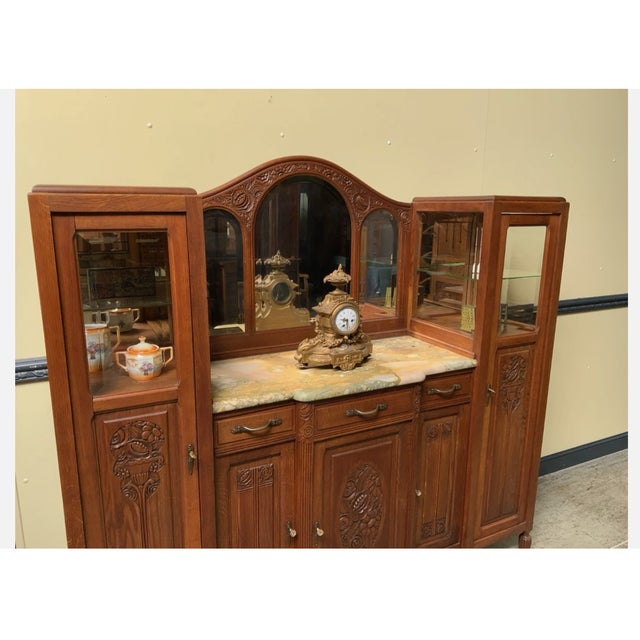 Vintage Art Deco Sideboard in Oak, 1930 For Sale - Image 6 of 14