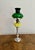 Antique Victorian Silver Plated and Satin Glass Peg Oil Lamp, 1860 For Sale - Image 6 of 6