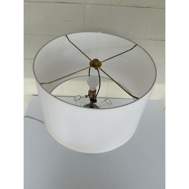 Revelation Modern Biomorphic Blown Glass Bloom Table Lamp For Sale - Image 4 of 5