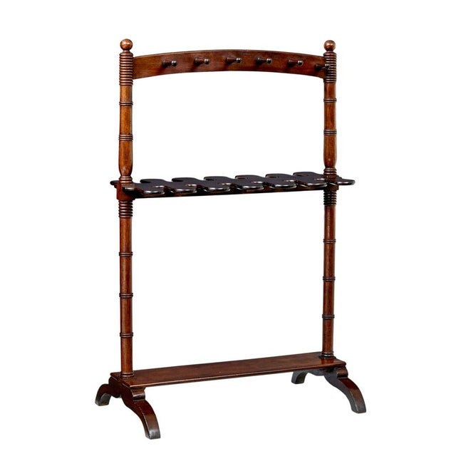 Mid 19th Century Hand-Carved Boot Stand, 1850s For Sale - Image 9 of 9