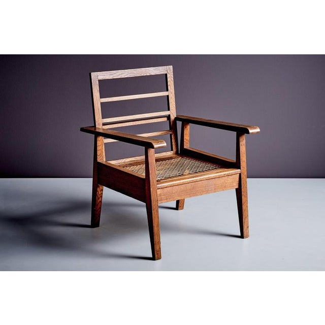 Brown French Lounge Chairs in the styler of René Gabriel, France, 1940s For Sale - Image 8 of 14