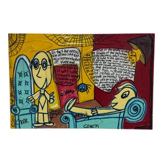 Michael-Brian Norris “The Therapy Session”, Original Painting For Sale