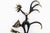 1950s Brass Donkey, Dog, Cat and Cock Key Hanger by Walter Bosse for Herta Baller, Austria, 1950 For Sale - Image 5 of 9