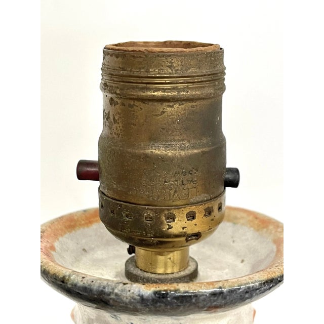 Art Nouveau 1920s Kitty Rix for Wiener Werkstatte Cat Ceramic Lamp For Sale - Image 3 of 13