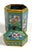 Vintage Chinese Cloisonné Small Canister Jar Set - 8 Canisters W/ Original Box For Sale - Image 12 of 17
