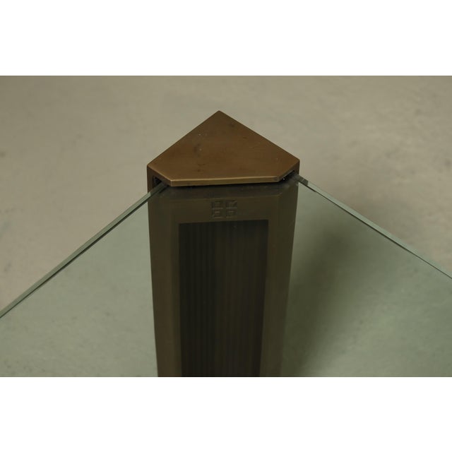 Large Monumental Model T14 Coffee Table from Peter Ghyczy, 1970s For Sale - Image 9 of 11