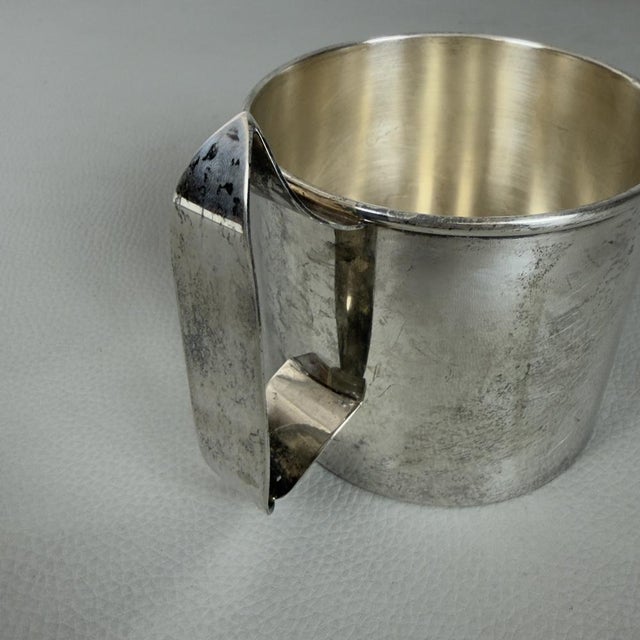Metal Vintage 800 Silver Milk Jug, 1960s For Sale - Image 7 of 11