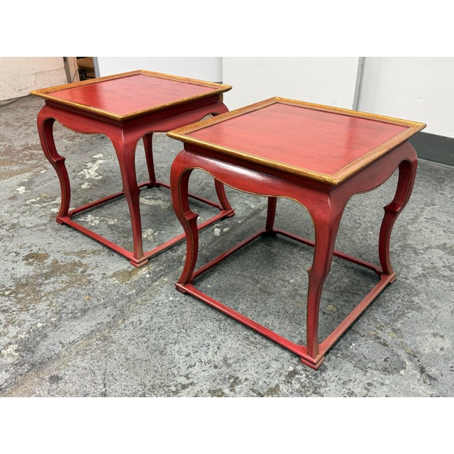 Burton Ching Ltd. 19th Century Inspired Chinoiserie Accent Tables, Pair For Sale - Image 4 of 12
