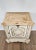 Wood Antique Italian Painted White Parcel Gilt Single Door Cabinet For Sale - Image 7 of 12