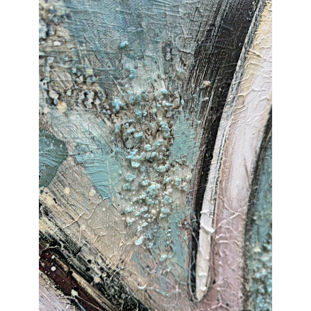 1980s 80’s Lee Reynolds Abstract Painting For Sale - Image 5 of 7