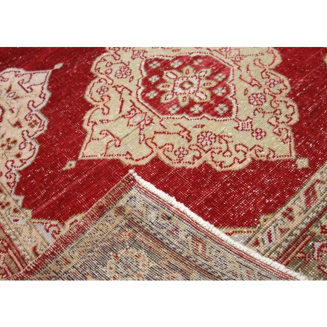 1960s Turkish Oushak Rug For Sale - Image 4 of 6