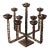 Vintage Brass Brutalist 9 Candle Candleabra 18 X 18 X 18, in the Style of Pieter Adam For Sale