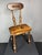 Small Mid-Century French Brutalist Modernist Side Chair in the style of Charles Dudouyt, 1950s For Sale - Image 6 of 13