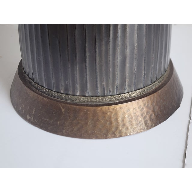 Mid Century Modern Hourglass Form Large Table Lamp For Sale - Image 11 of 12