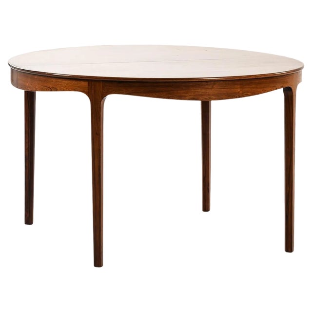 Dining Table in Rosewood attributed to Ole Wanscher, 1945 For Sale