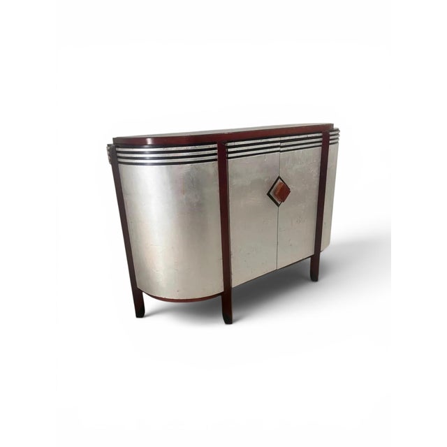 Lee Weitzman Lee Weitzman "Ciello" Buffet With Metal Leaf Facade For Sale - Image 4 of 14