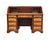 Late 20th Century Jasper Cabinet Solid Mahogany & Elm Burl Traditional Regency Inspired 54" Roll Top Desk For Sale - Image 5 of 16