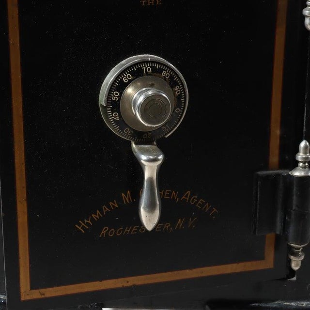 Late 19th Century Reliable Safe & Lock Co. Cast Iron Combination Safe C1890 For Sale - Image 5 of 8