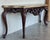 French Large French Regency Carved Walnut Console Table With Tilted Edges For Sale - Image 3 of 11