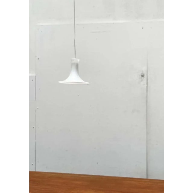 Vintage Danish Model Mandarin Pendel Mini Pendant Lamp by Michael Bang for Holmegaard, 1970s For Sale - Image 6 of 18